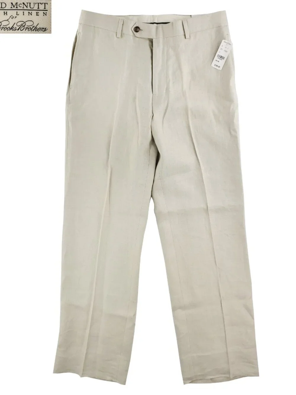 Brooks Brothers Madison Linen Pants Baird McNutt Irish Trousers Men's 33x30 NWT
